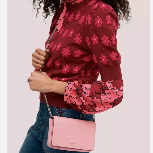 Kate Spade Pink Chain Crossbody Bag - Picture 5 of 14